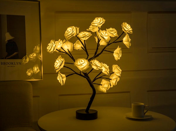 Yazijico™  Rose Flower Lamp USB Battery - Yazijico™