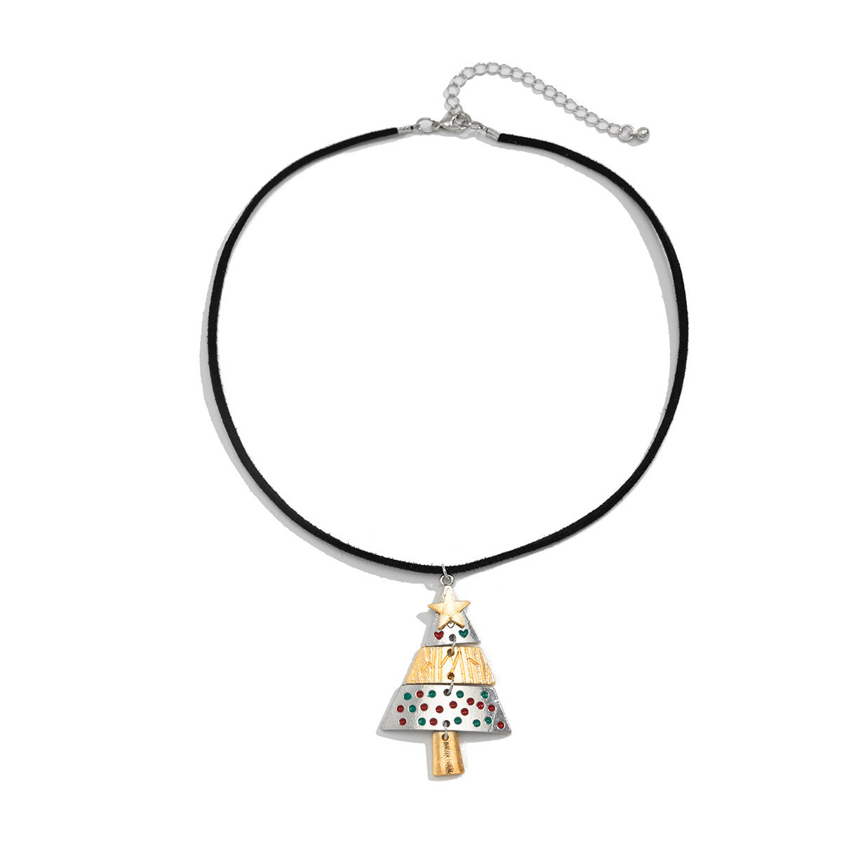 Christmas Tree Necklace And Earrings Suit | Yazijico™