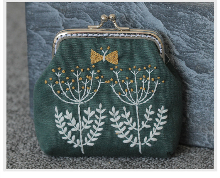 Hand-made Embroidery Diy Gold Material Bag | Yazijico™