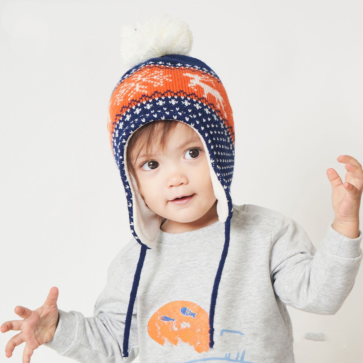 Baby Hat Fawn Ear Cap Plus Velvet Knitted | Yazijico™
