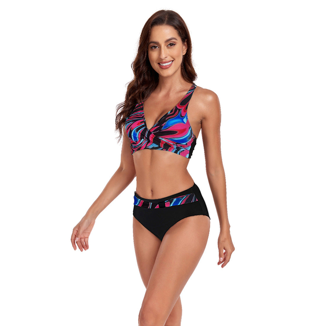 Beach Split Swimsuit Summer Bikini Halter   Yazijico™