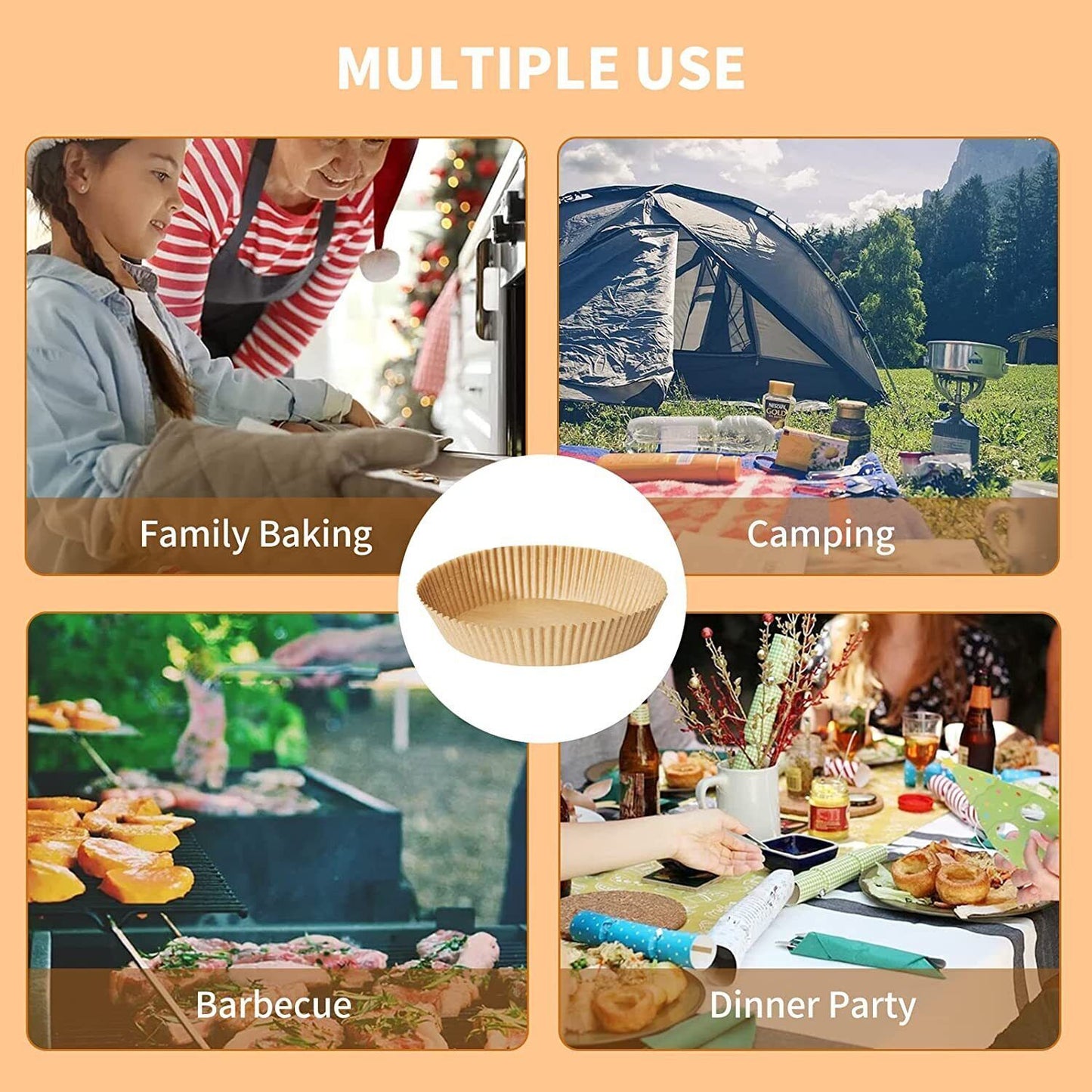 Air Fryer Disposable Paper Liner Disposable| Yazijico™