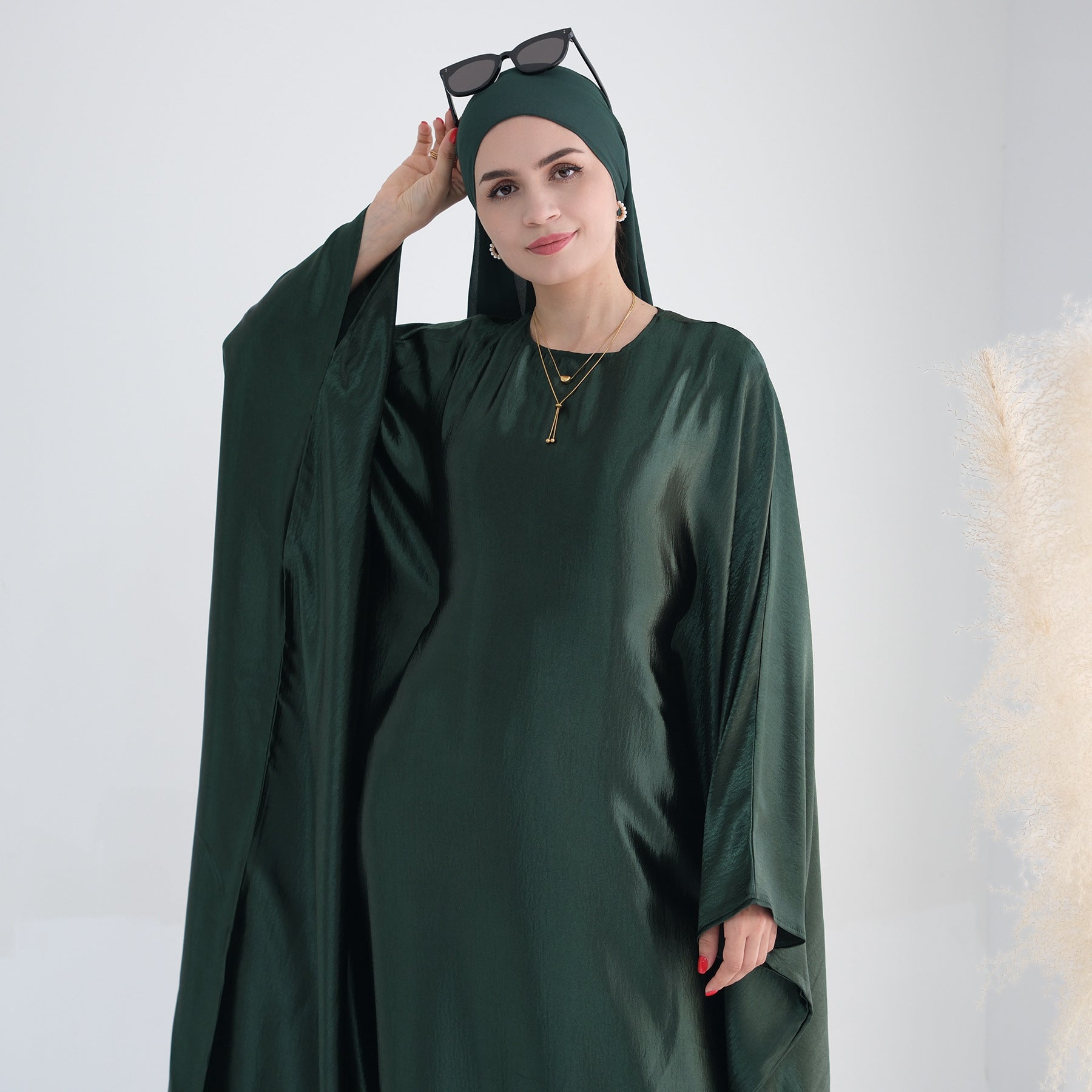 Muslim Women Dress  Bright Dress Princess Sleeves | Yazijico™
