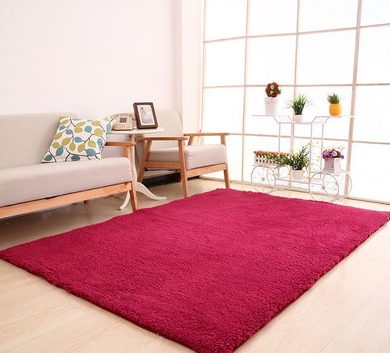 Yazijico™ Living Room Rug Area Solid Carpet Fluffy - Yazijico™