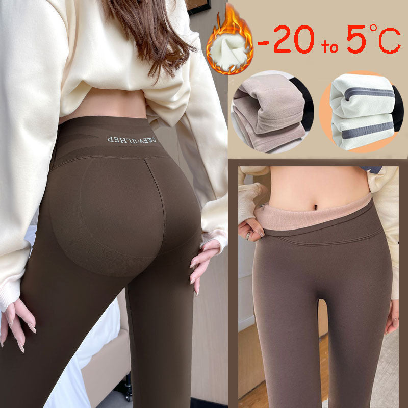 Fleece Thickened Leggings Winter Yoga Pants  Yazijico™