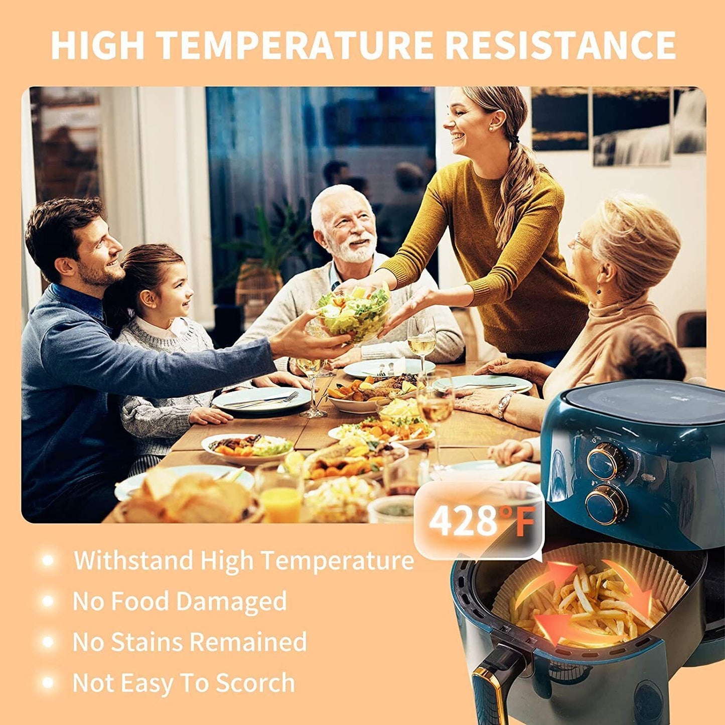 Air Fryer Disposable Paper Liner Disposable| Yazijico™