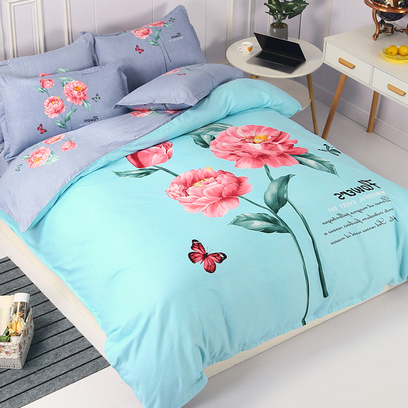 -piece sanded bed sheet
