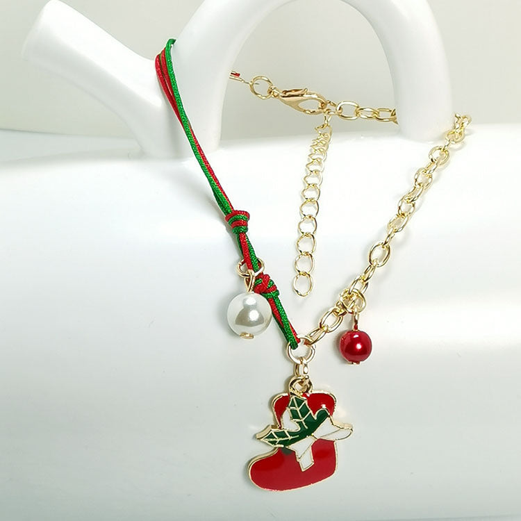Santa Claus Tree Snowflake Snowman Bracelet  | Yazijico™