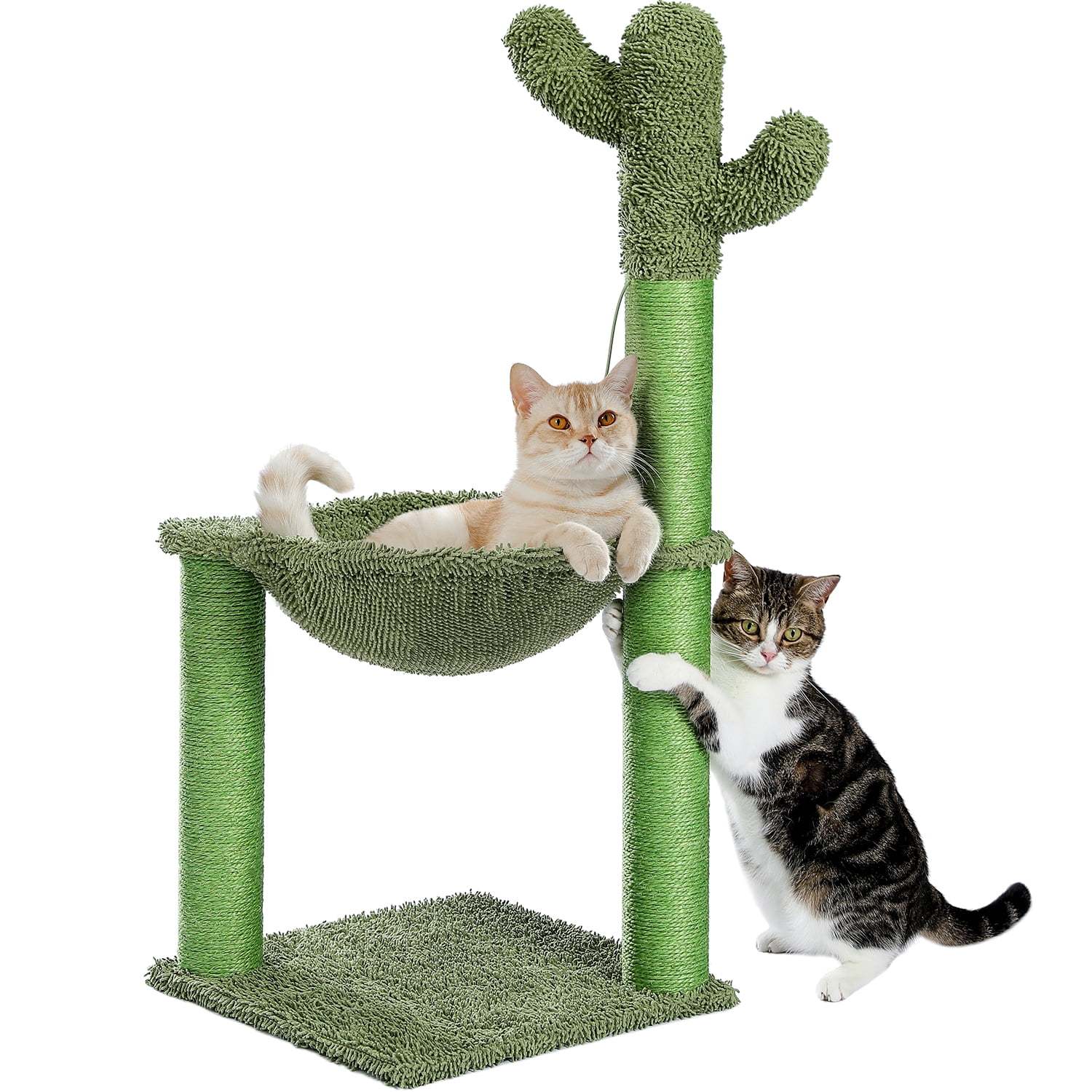Cactus Cat Tree Condo With Hammock | Yazijico™