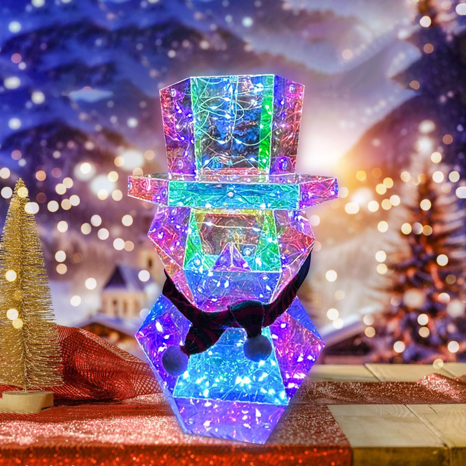 Christmas Decor Snowman LED Glow | Yazijico™