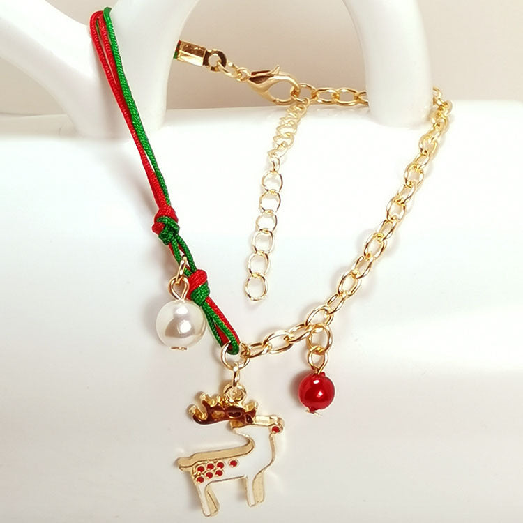 Santa Claus Tree Snowflake Snowman Bracelet  | Yazijico™