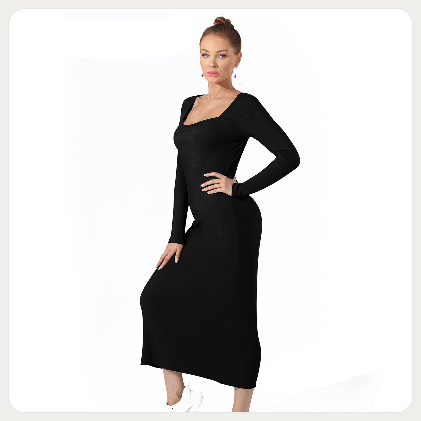 Women's Fashion Simple Solid Color Dress | Yazijico™