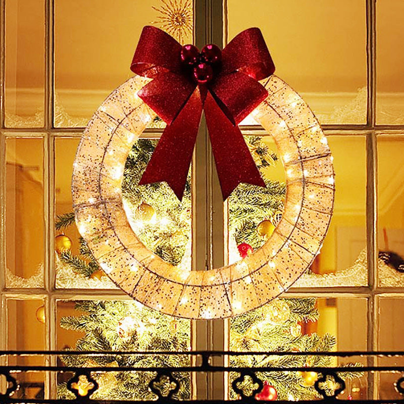 Christmas Garland Luminous LED Warm Light  | Yazijico™