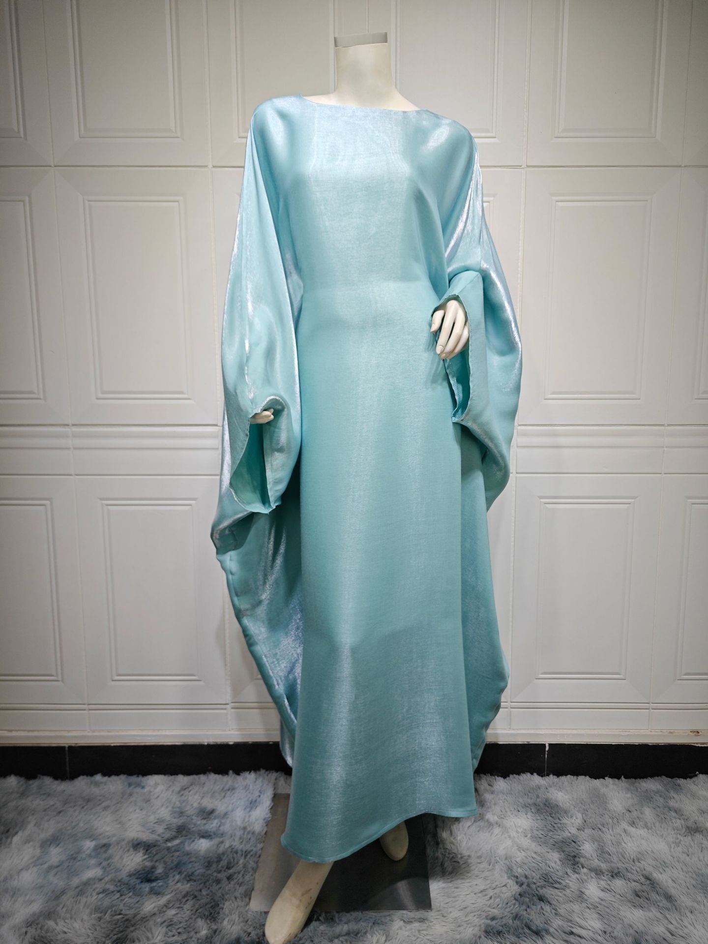 Middle East Fashion Fil-Lumiere Satin Waist Dress | Yazijico™