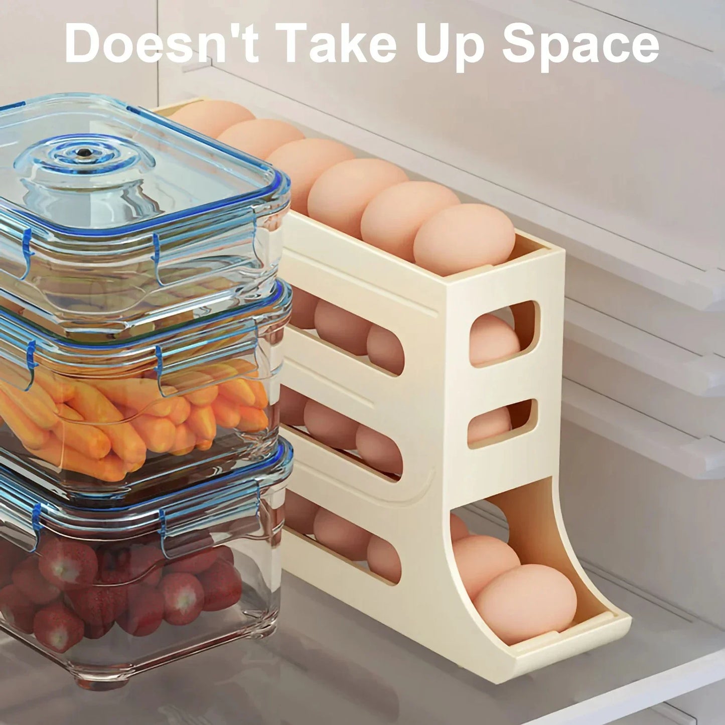 Yazijico™ Refrigerator 4-Layer Automatic Egg Roller - Yazijico™