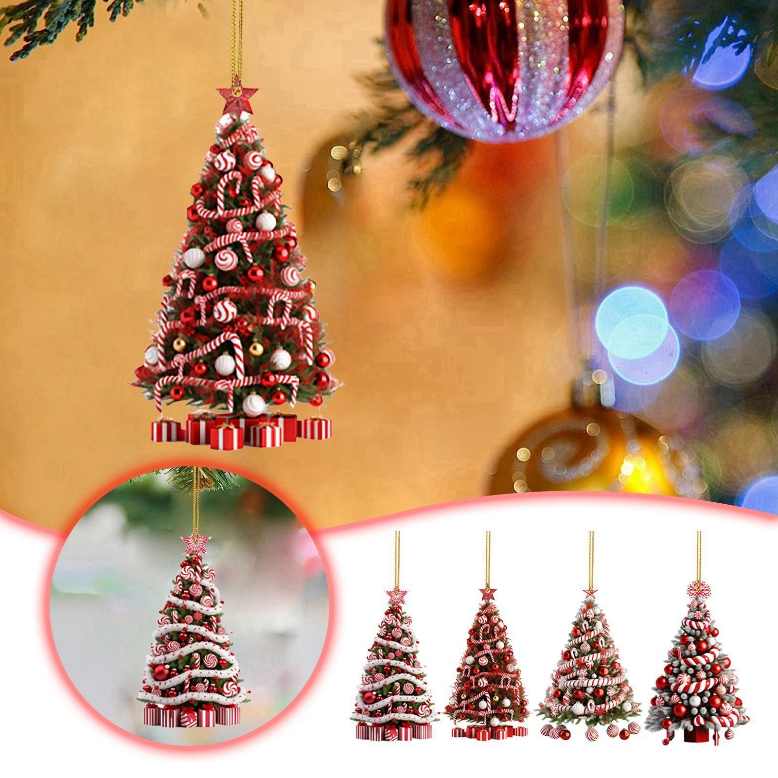 Christmas Tree Pendant Holiday Decoration | Yazijico™