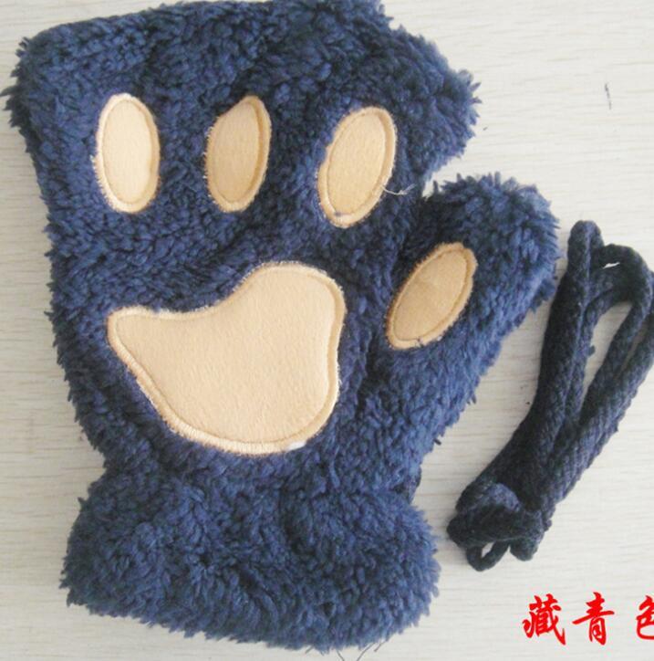 Paw Bear Cat Claw Gloves Short Finger | Yazijico™