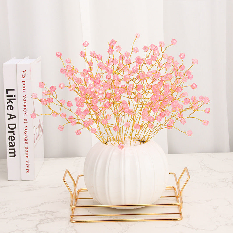 Hand-made Flower Ceramic Pumpkin Vase | Yazijico™