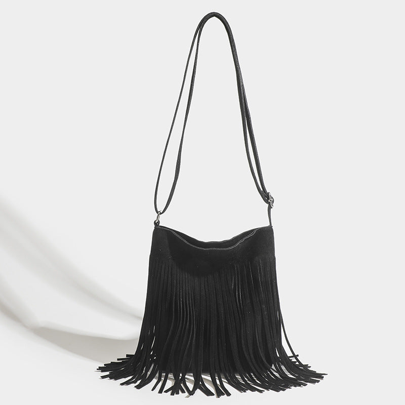 Artistic Tassel Simple And Popular Shoulder Bag | Yazijico™