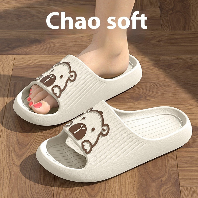 Cute Cartoon Dog Slippers Non-slip Floor | Yazijico™