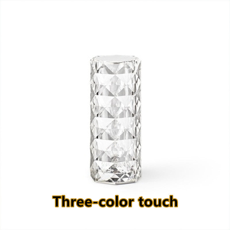 Yazijico™ Crystal Lamp USB Table Lamps Bedroom Touch - Yazijico™