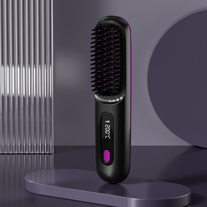 Straight Hair 2 In 1 Comb Wireless Hair Straightener  | Yazijico™