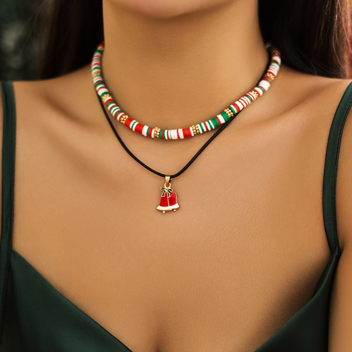 Beaded Women's Necklace Christmas Snowman | Yazijico™
