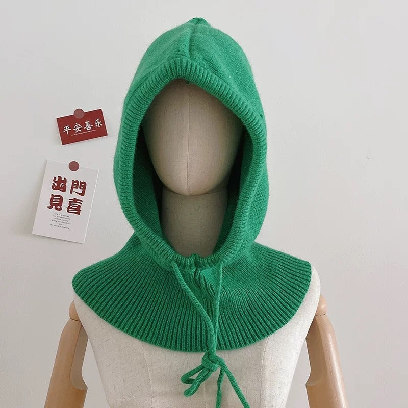 Women's Hats Knitting Scarf Integrated Sleeve Cap | Yazijico™