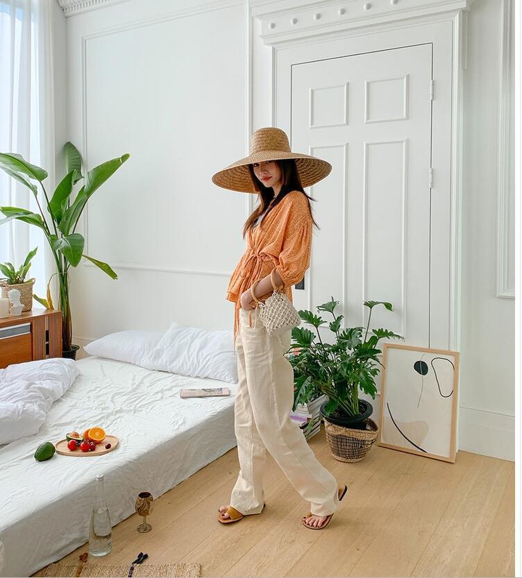 Woman Fashion Woven Handbag Beach | Yazijico™