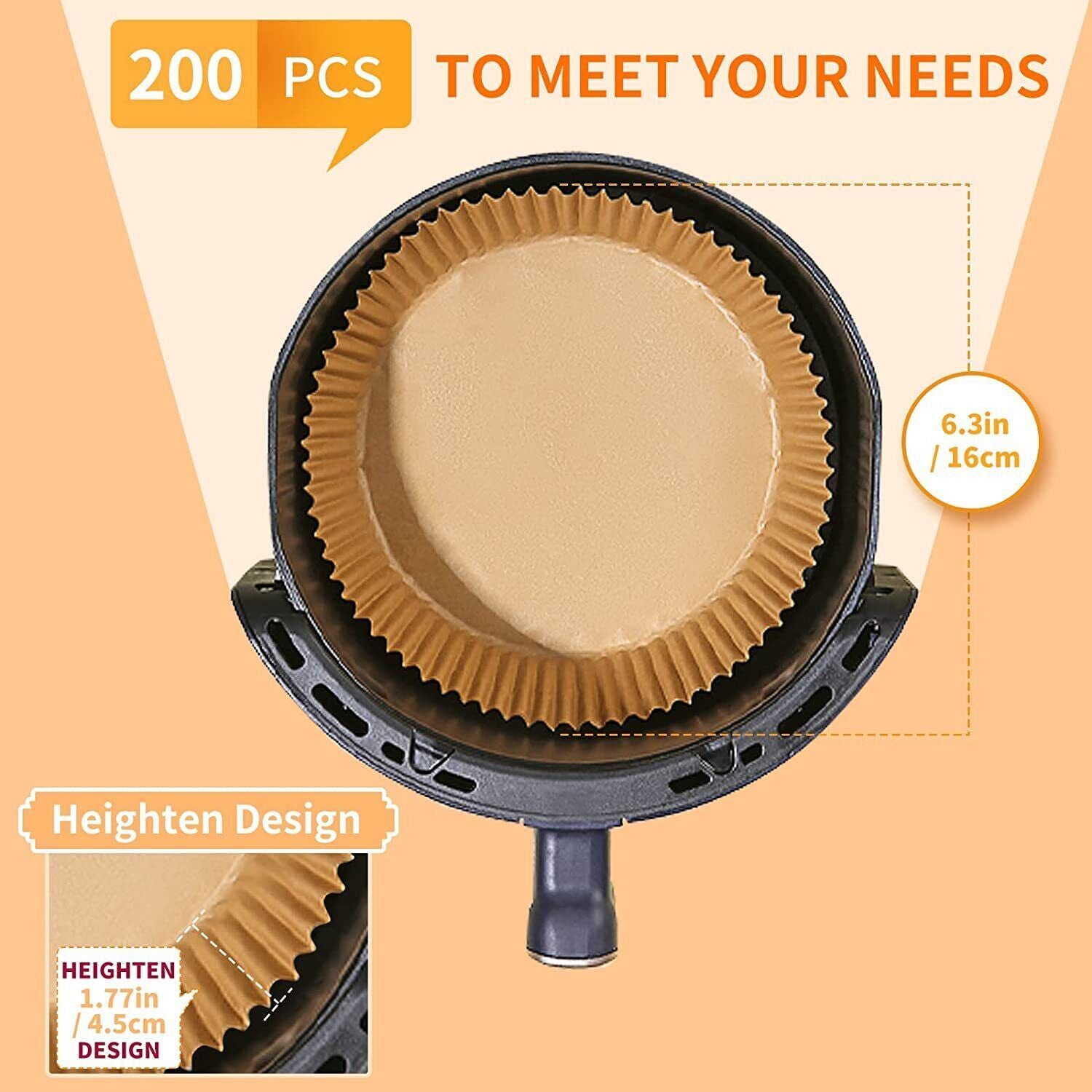 Air Fryer Disposable Paper Liner Disposable| Yazijico™