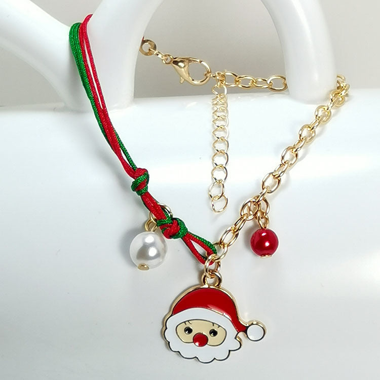 Santa Claus Tree Snowflake Snowman Bracelet  | Yazijico™