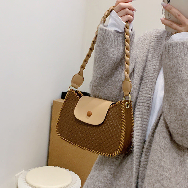 Hand Made Hand Bag Woven Material | Yazijico™