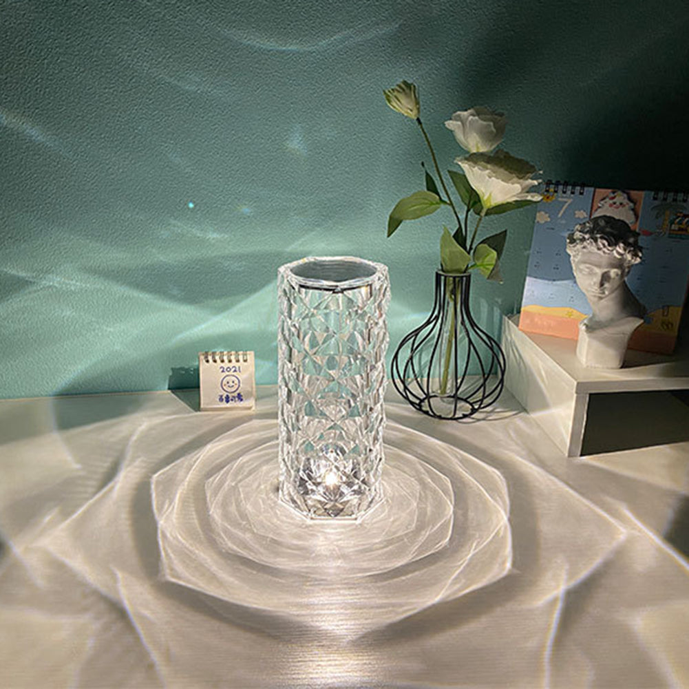 Yazijico™ Crystal Lamp USB Table Lamps Bedroom Touch - Yazijico™