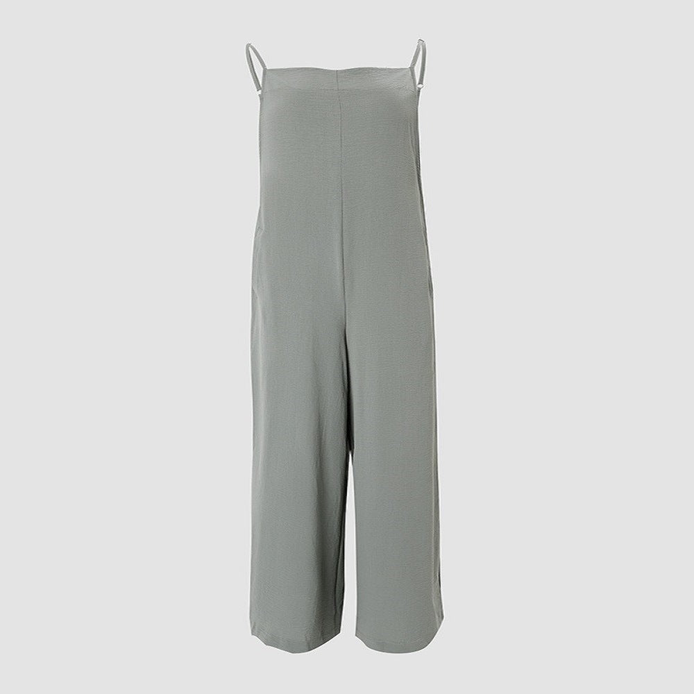 Women's Sleeveless Jumpsuit Overalls Summer Beach Trousers| Yazijico™