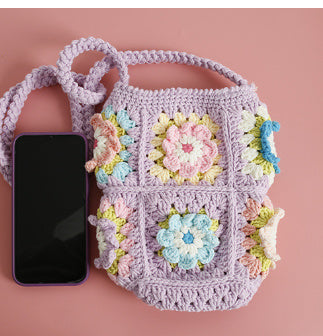 Hand-made Women's Bag Fresh Flower Crocheted   | Yazijico™