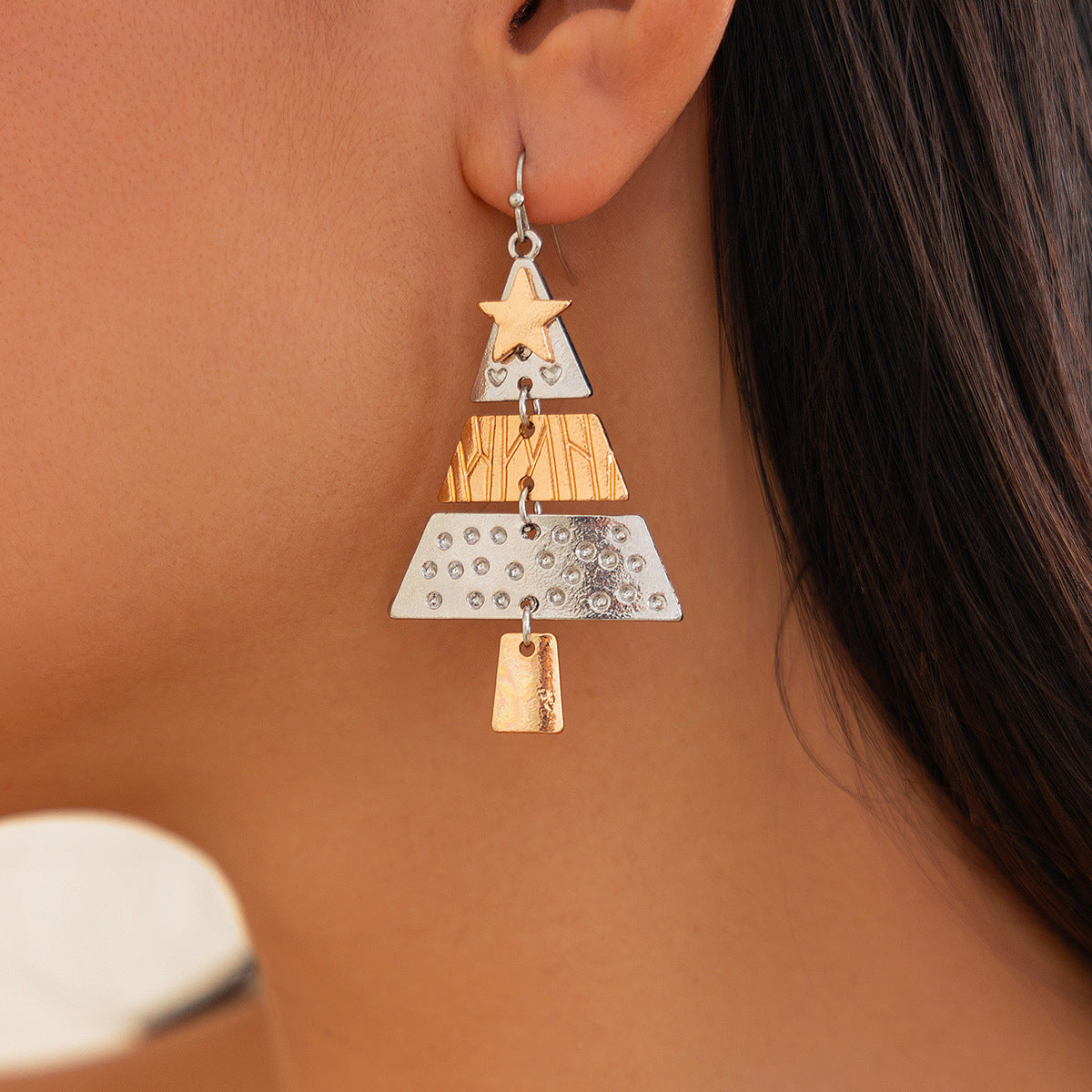 Christmas Tree Necklace And Earrings Suit | Yazijico™