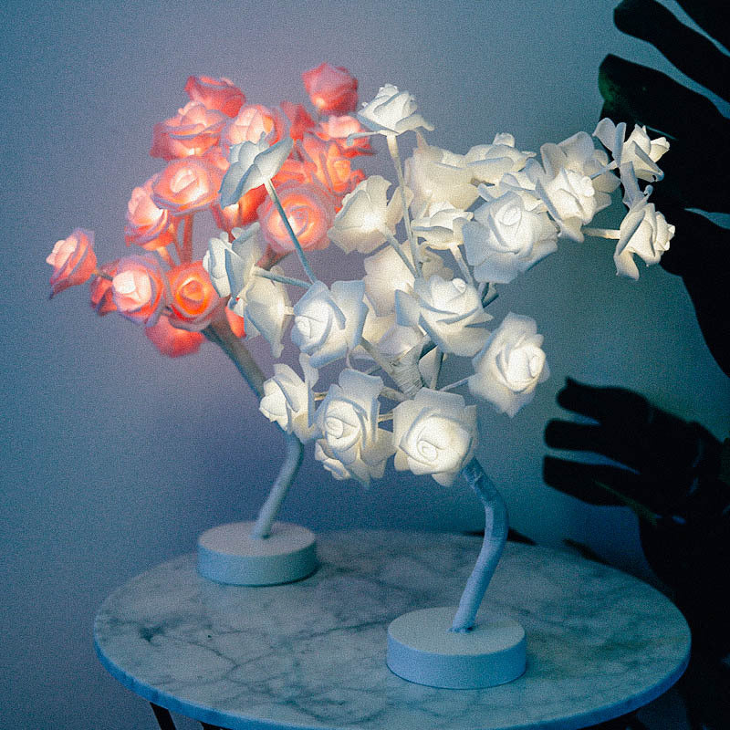 Yazijico™  Rose Flower Lamp USB Battery - Yazijico™