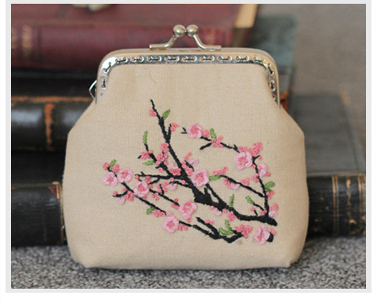 Hand-made Embroidery Diy Gold Material Bag | Yazijico™