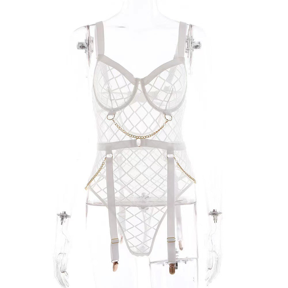 Lingerie une-pièce avec chaîne métallique Passion | Yazijico™