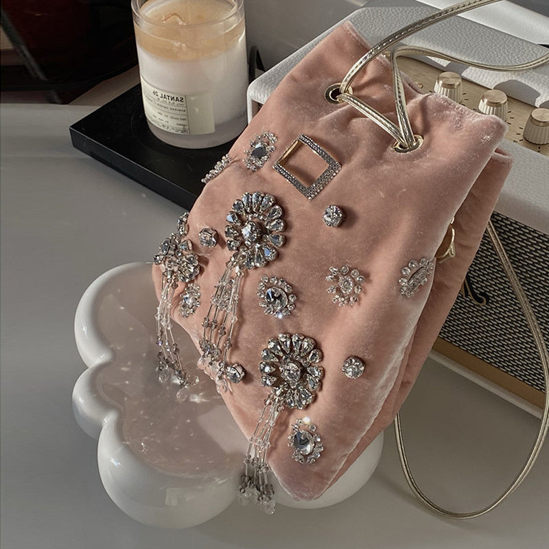 Hand-made Wrapped Banquet Bucket Handbag | Yazijico™