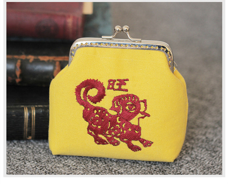 Hand-made Embroidery Diy Gold Material Bag | Yazijico™