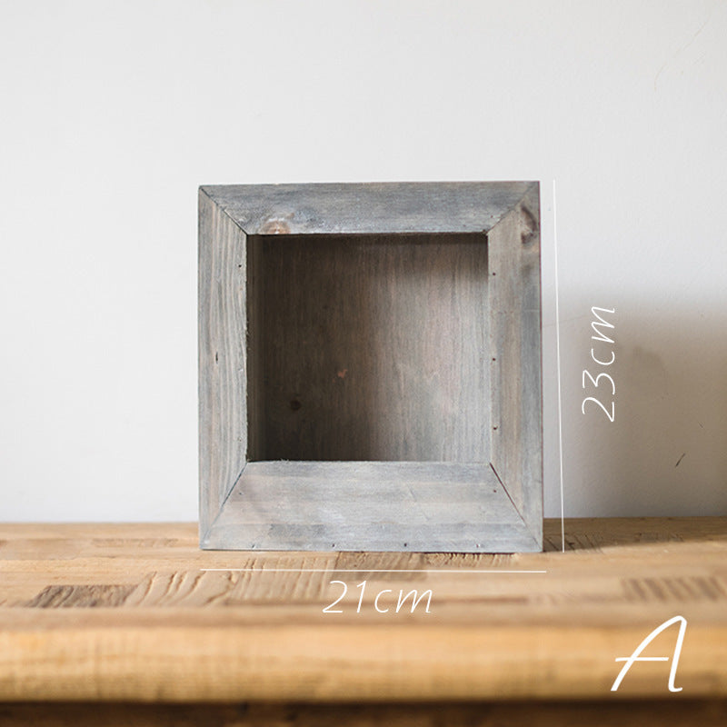 إطار زهرة حائطي قديم مصنوع يدويًا | Yazijico™