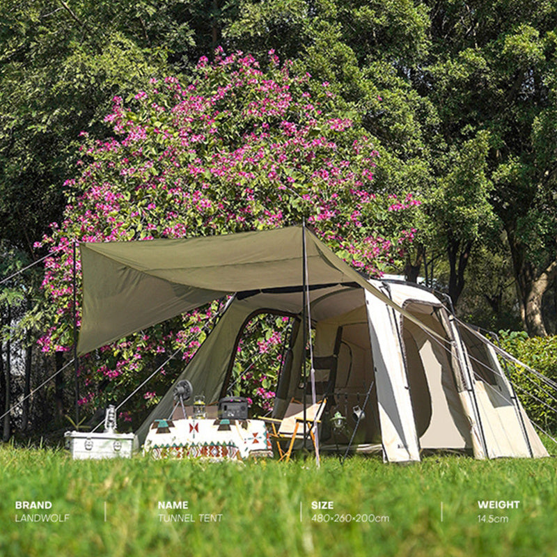 Landwolf Large Space Tunnel Tent Camping | Yazijico™