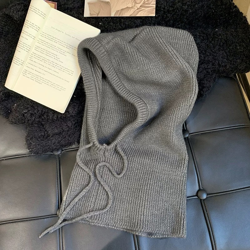 Women's Hats  Knitting Scarf Integrated Sleeve Cap | Yazijico™