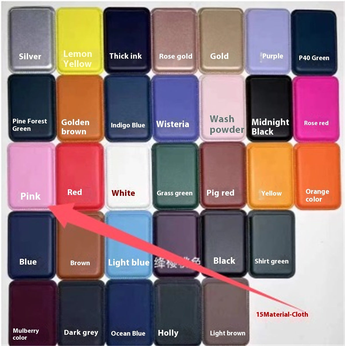 Magsafe Magnetic Leather Card Holder Wallet | Yazijico™