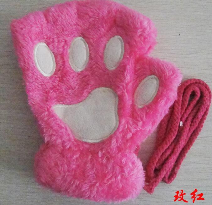 Paw Bear Cat Claw Gloves Short Finger | Yazijico™