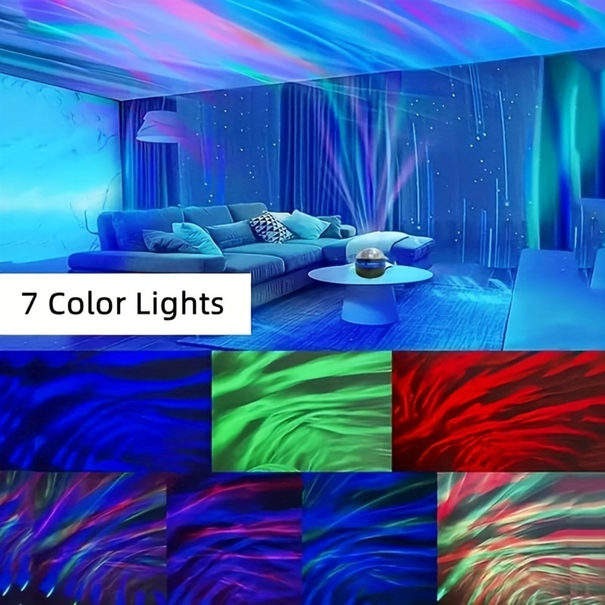 Northern Galaxy Light  And Ocean Wave Projector | Yazijico™