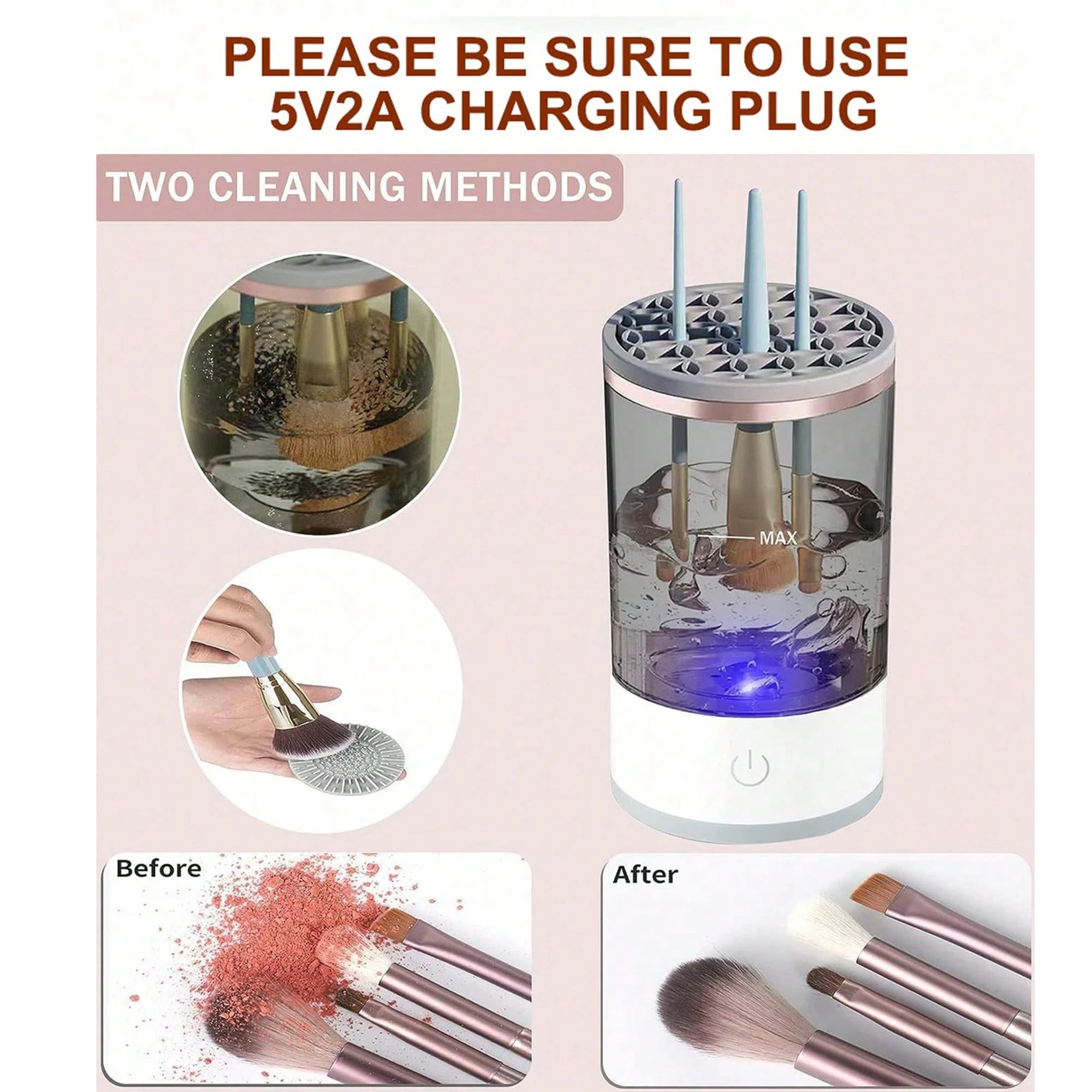 Yazijico™  Automatic Makeup Brush Cleaning - Yazijico™