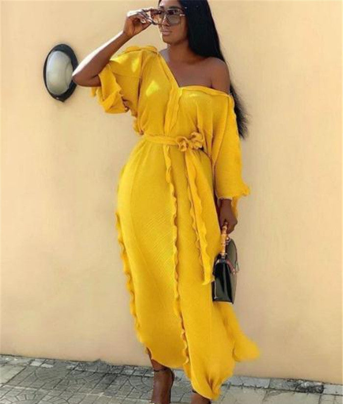 African Women Long Dress Fashion Women's Loose Dress Woman