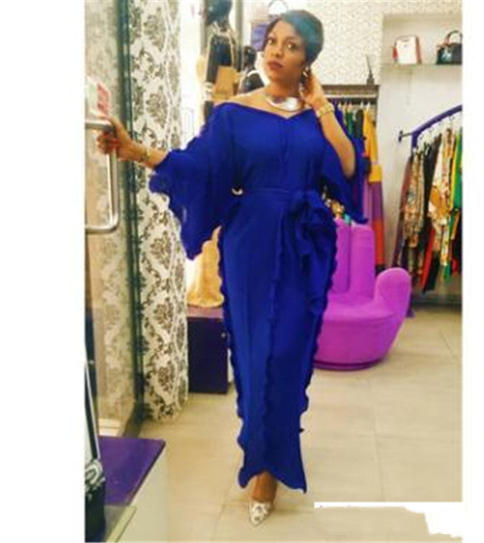 African Women Long Dress Fashion Women's Loose Dress Woman